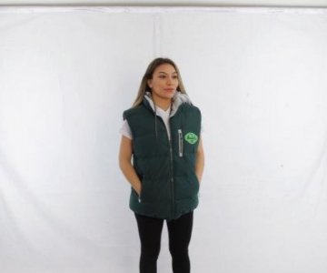 Kadın sıfır kol mont